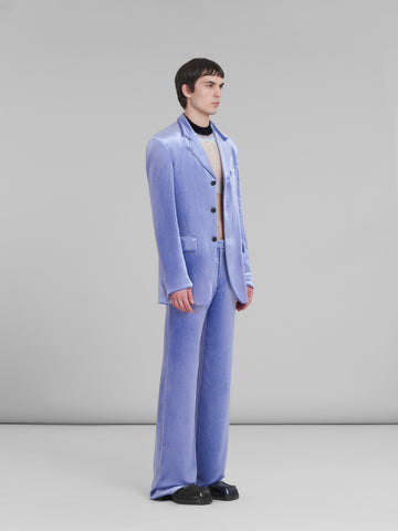 Marni 'Fluid Velvet Jacket' – Ultra Violet