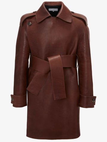 JW Anderson 'Wrap Front Trench Coat' – Brown