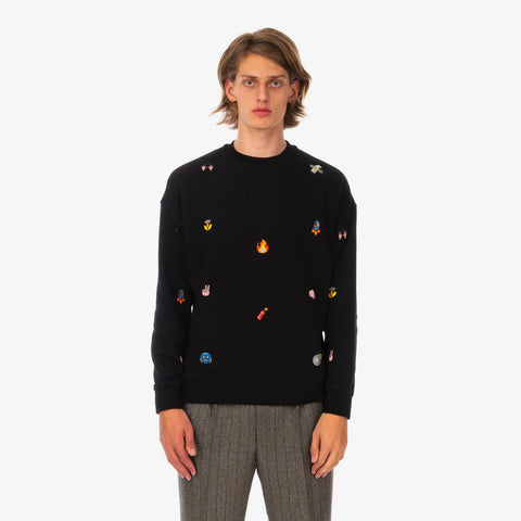 LC23 'Emoji Multi Embroidered Sweatshirt'