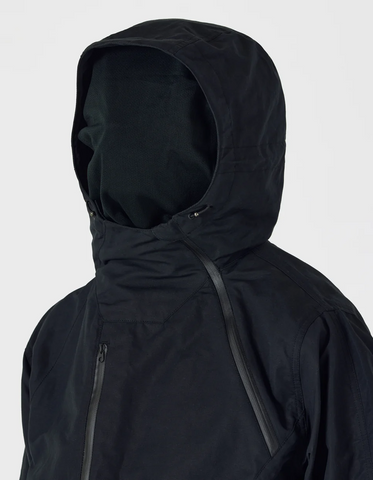 Maharishi '4200 Ventile Half-Zip Jacket' – Black