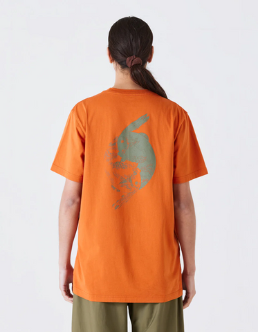 Maharishi '1007 Yin Yang Rabbit T-Shirt' – Rust