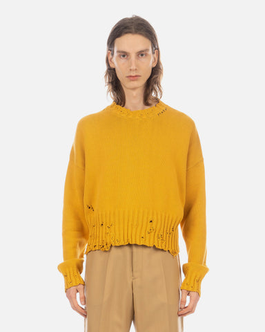 Marni 'Unfinished Edge Roundneck Sweater' – Dawn