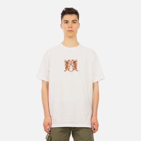 Maharishi 'Hearts Of Tigers T-Shirt' – White