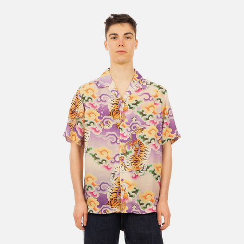 Maharishi 'Tiger Camp Summer Shirt' – Lavender