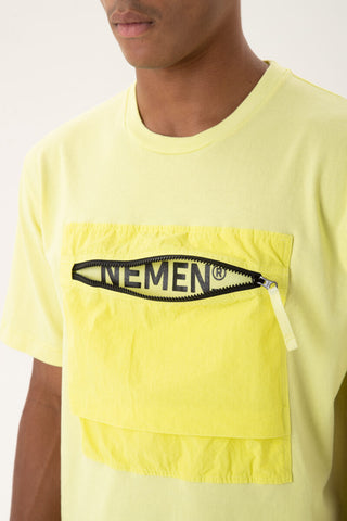 NEMEN 'Kel Chest Pocket T-Shirt' – Kevlar Yellow