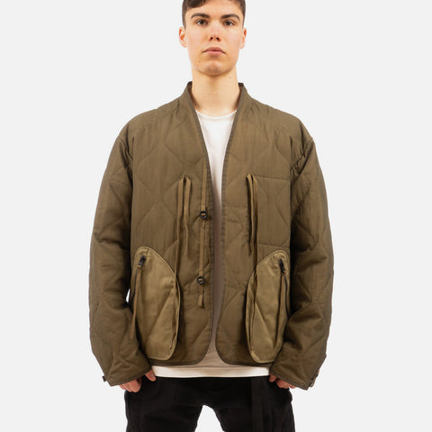 Nilmance 'Quilted Padded Button Jacket PB-02' – Olive