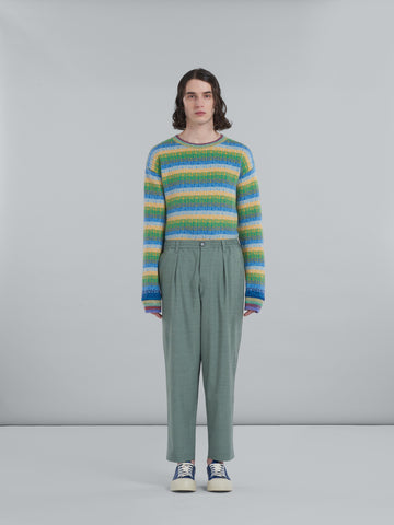 Marni 'Fresco Check Trousers' – Pale Mint