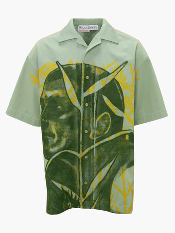 JW Anderson 'Pol Print Shirt' – Green