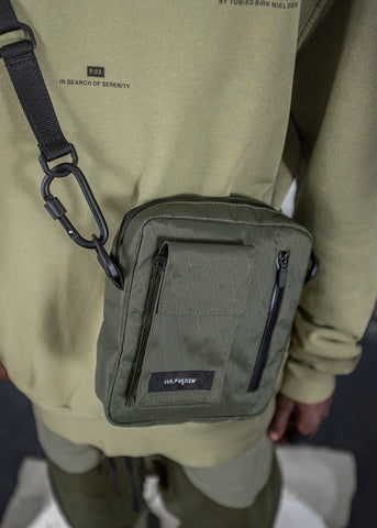 Tobias Birk Nielsen 'B23 Essential Multi Pockets Side Bag' – Green Boa