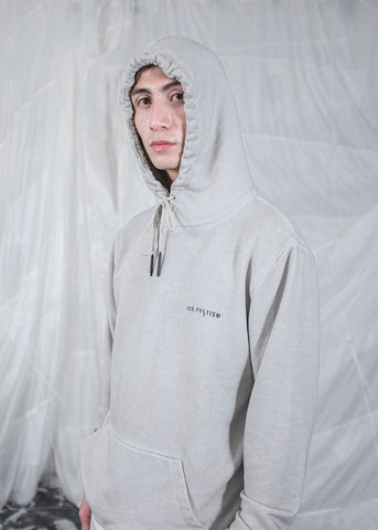 Tobias Birk Nielsen 'H19 Base Logo Hoodie' – Antarctica / Off White