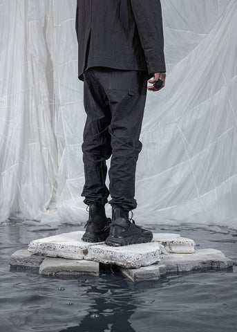 Tobias Birk Nielsen 'P19 Top Stitching Pants' – Black