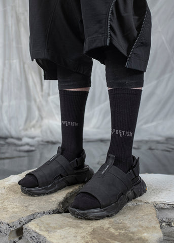 Tobias Birk Nielsen 'S04 Jacquard Graphic Socks' – Black