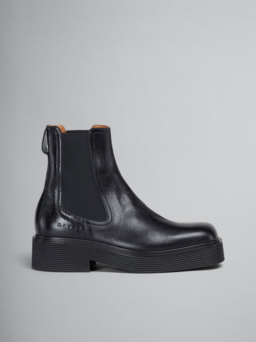 Marni 'Leather Chelsea Boot' – Black
