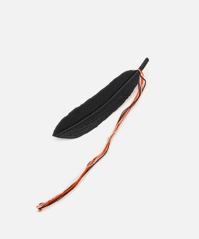 FACETASM 'Feather Pin (Large)' – Black