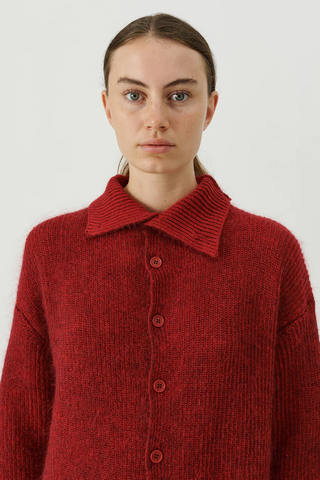 Soulland 'Uli Cardigan' – Red