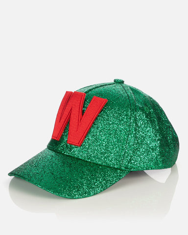Walter Van Beirendonck 'W-Cap' – Green Glitter
