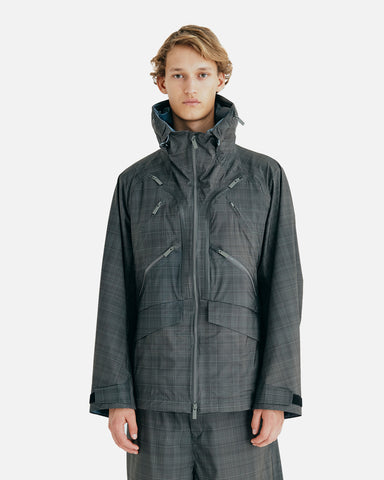 White Mountaineering 'Saitos 3L Mountain Parka' – Charcoal