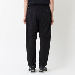 White Mountaineering 'Stretched Suede Tapered Pants' – Black