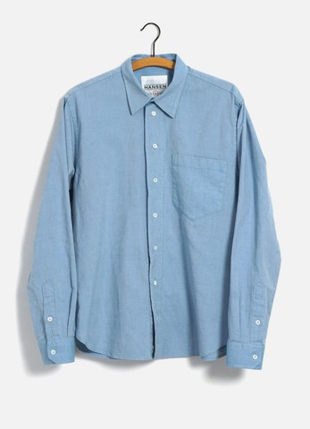 Hansen 'Raymond Relaxed Classic Shirt' – Turquoise