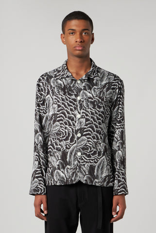 4SDesigns 'Shirt Blazer' – Black Camelia