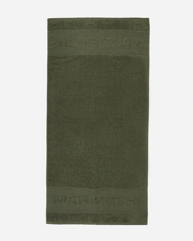 Maharishi '9363 Towel Olive' – 90x180cm