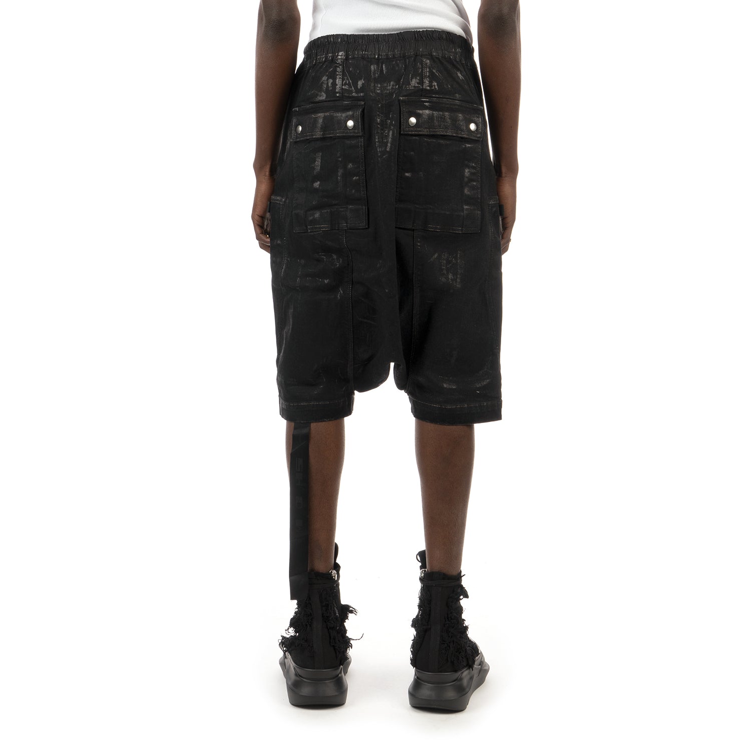 【RICK OWENS DRKSHDW】 BAUHAUS SHORTS -BR-素材ナイロン100%