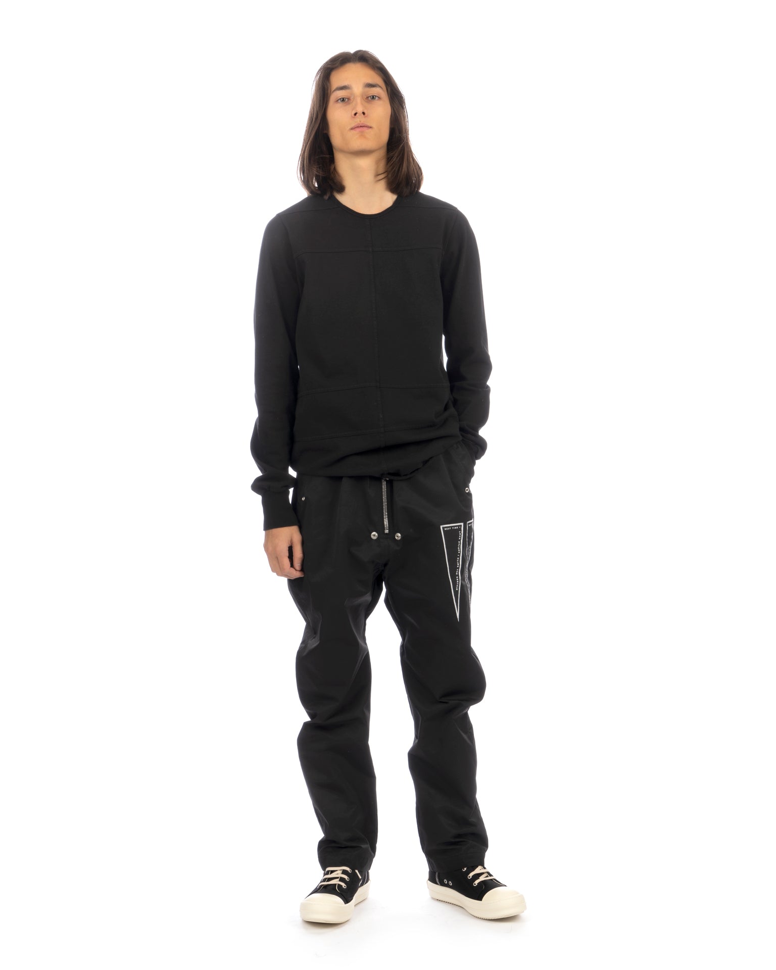 DRKSHDW by Rick Owens | Geth Bela Pants Black | Concrete