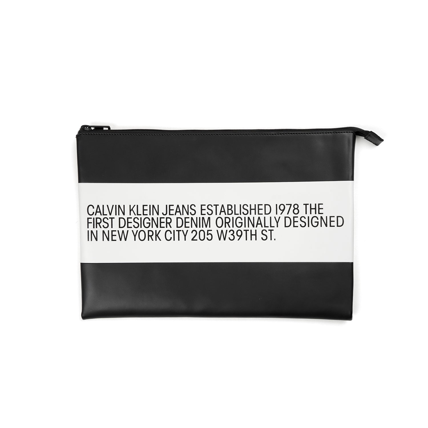 Calvin Klein Jeans Est. 1978 | Leather Pouch Black | Concrete