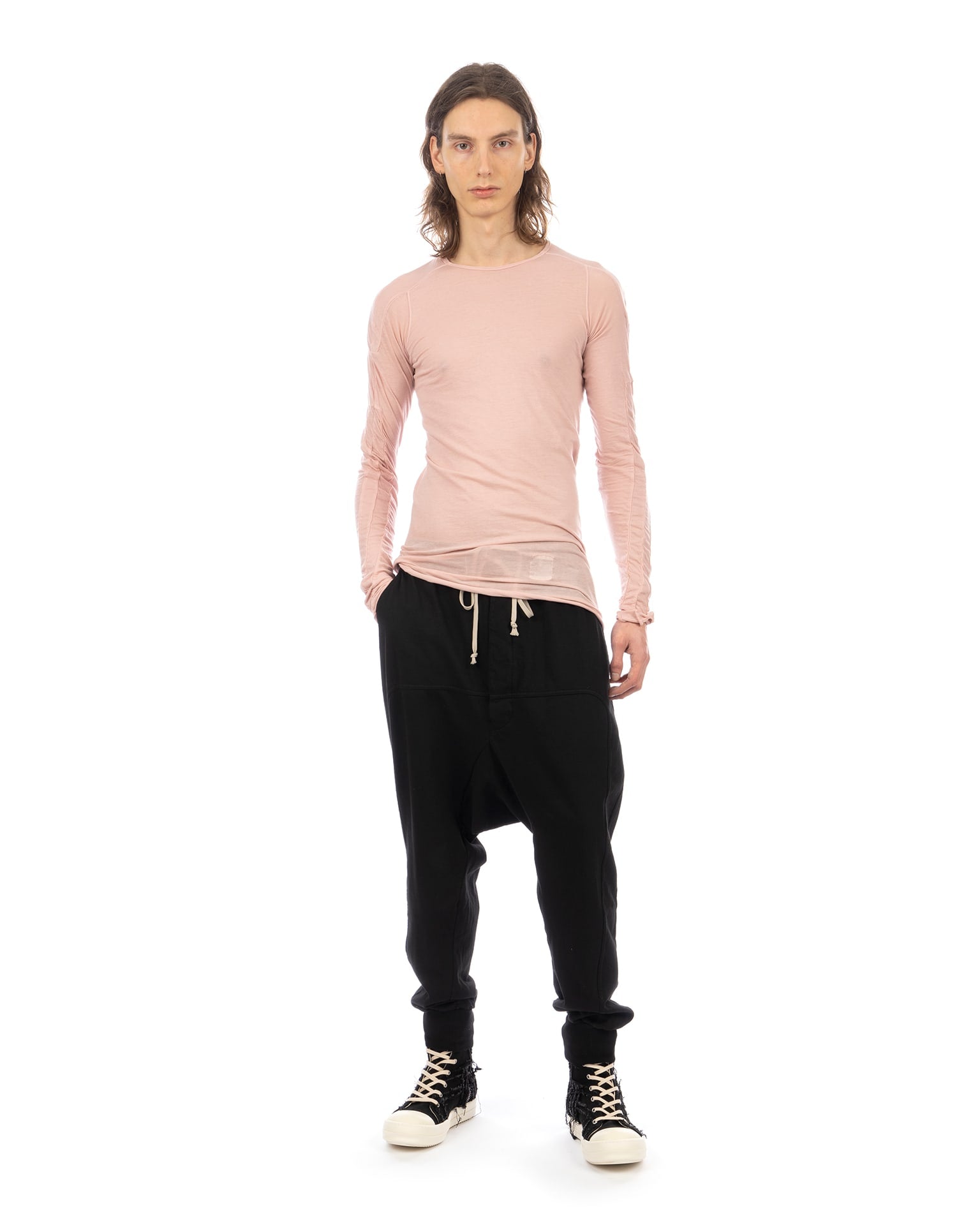 DRKSHDW by Rick Owens | Prisoner Pants Black | Concrete