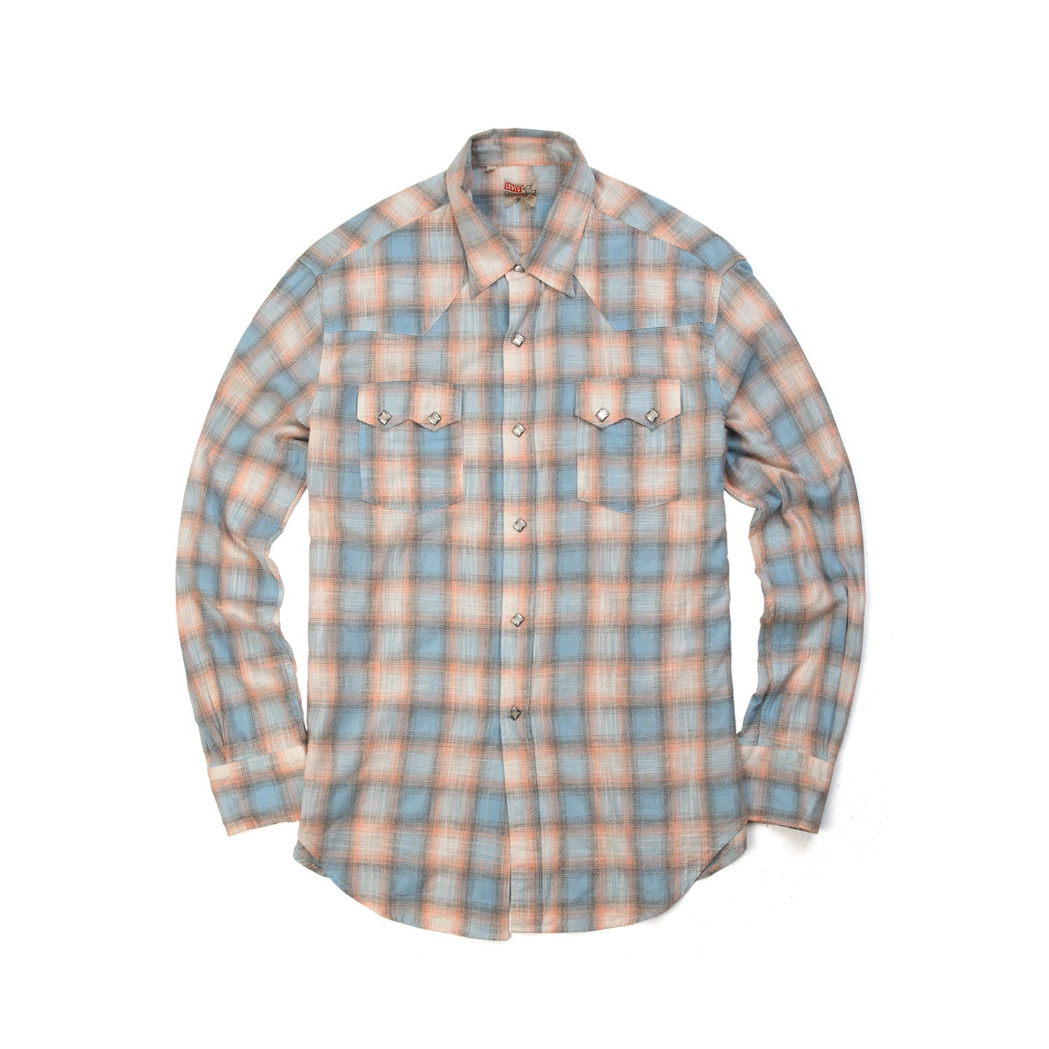 Levi's Vintage Clothing 1950's Western Wear Check Shirt | Concrete