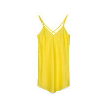 Load image into Gallery viewer, Marios Asymmetric Dress + Under Vest Yellow - Concrete