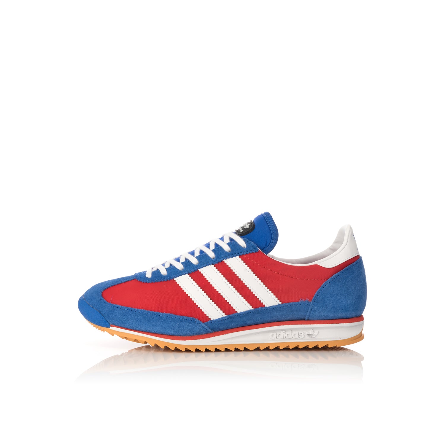 red blue and white adidas
