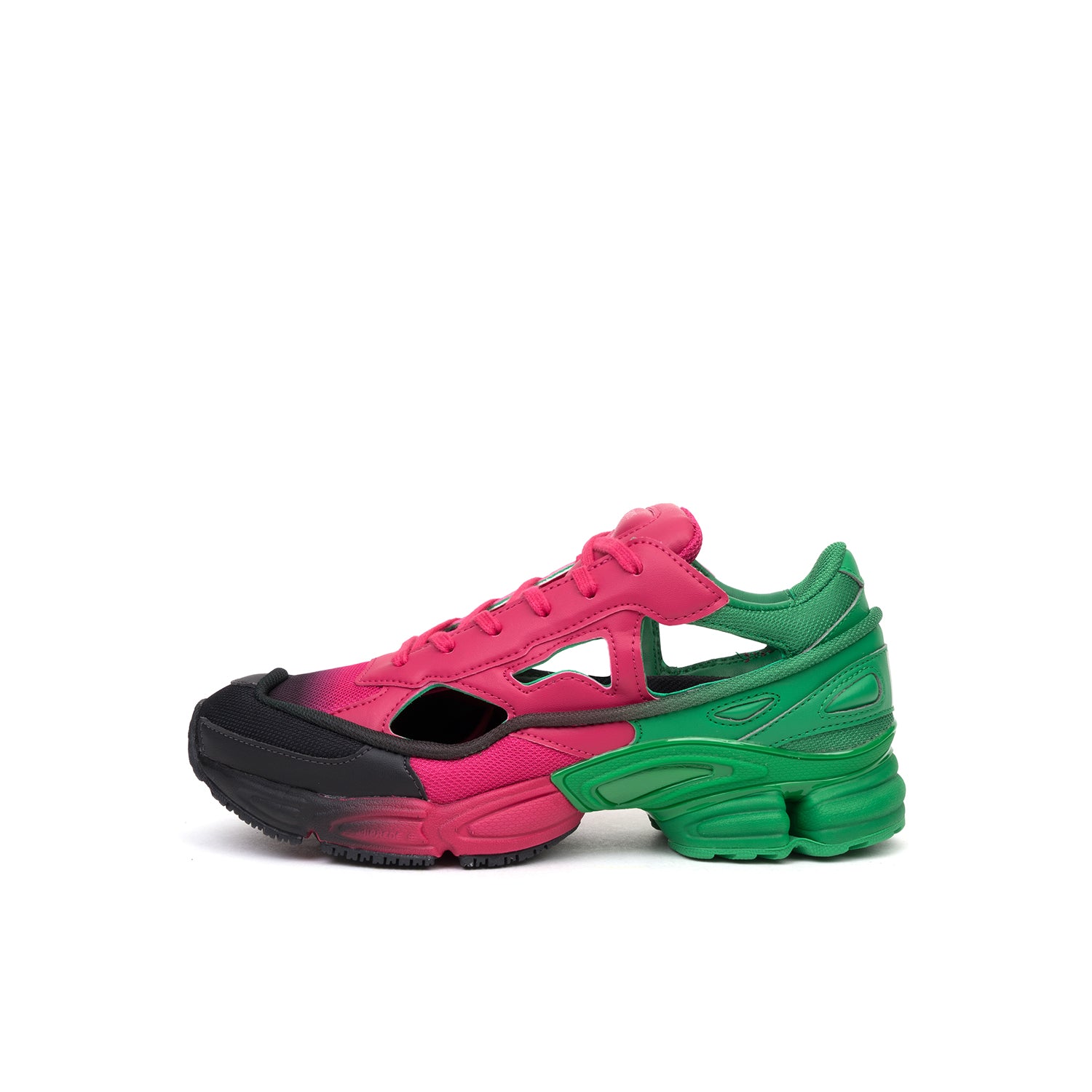 raf simons ozweego green pink