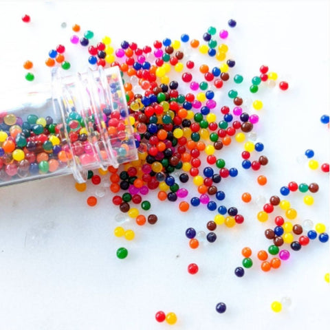 Rainbow waterbeads for kids