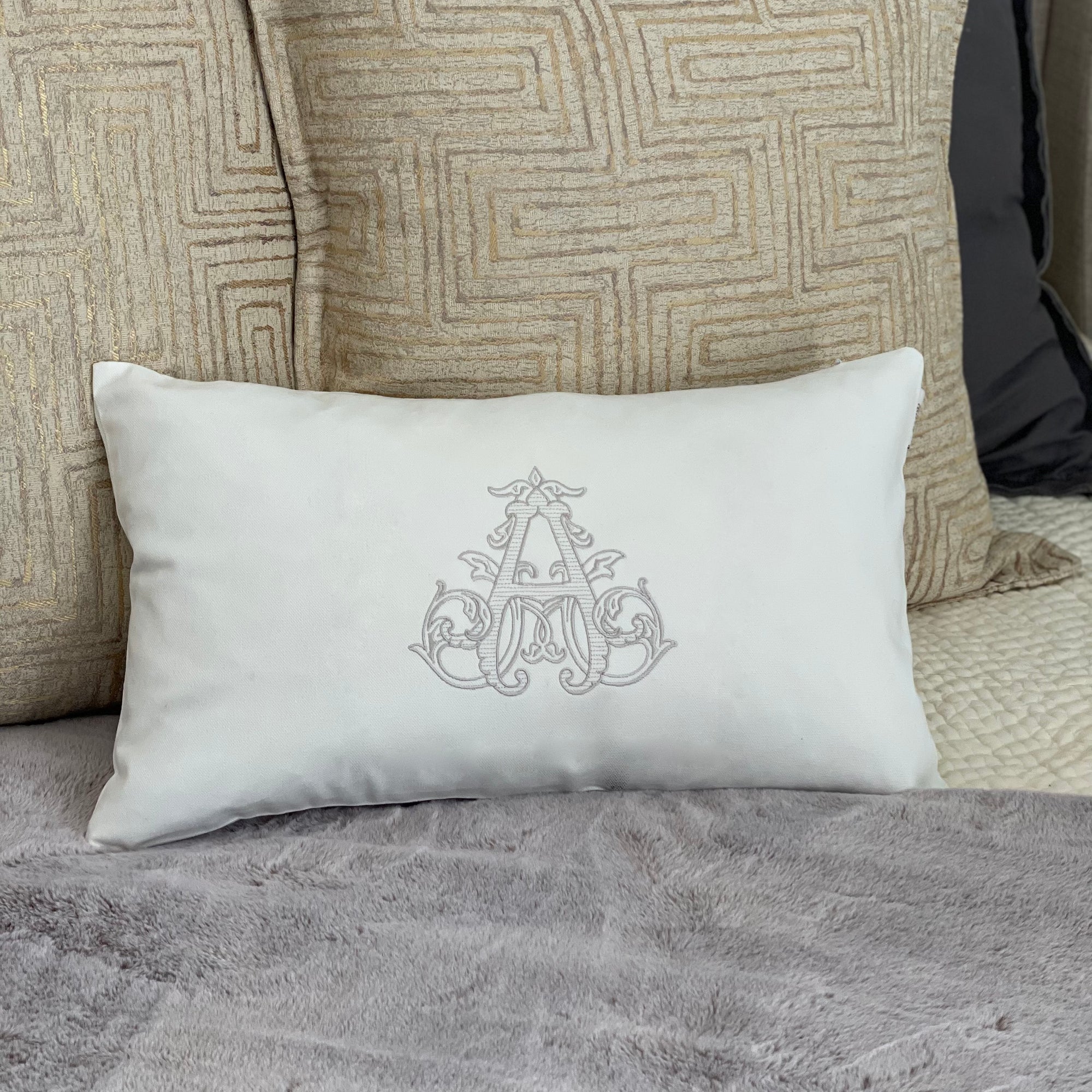 birth announcement pillow, giraffe monogram personalized throw pillow