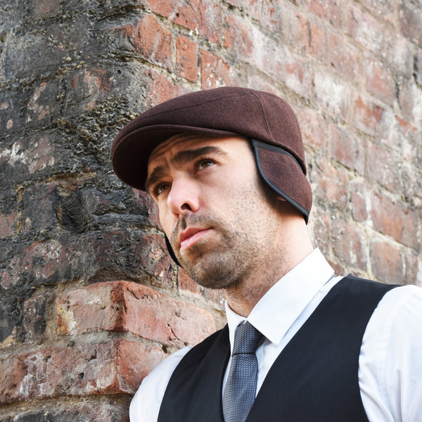 Men's Newsboy Cap - Perfect Gift For Hat Lovers - Brown Cabbie Cap ...
