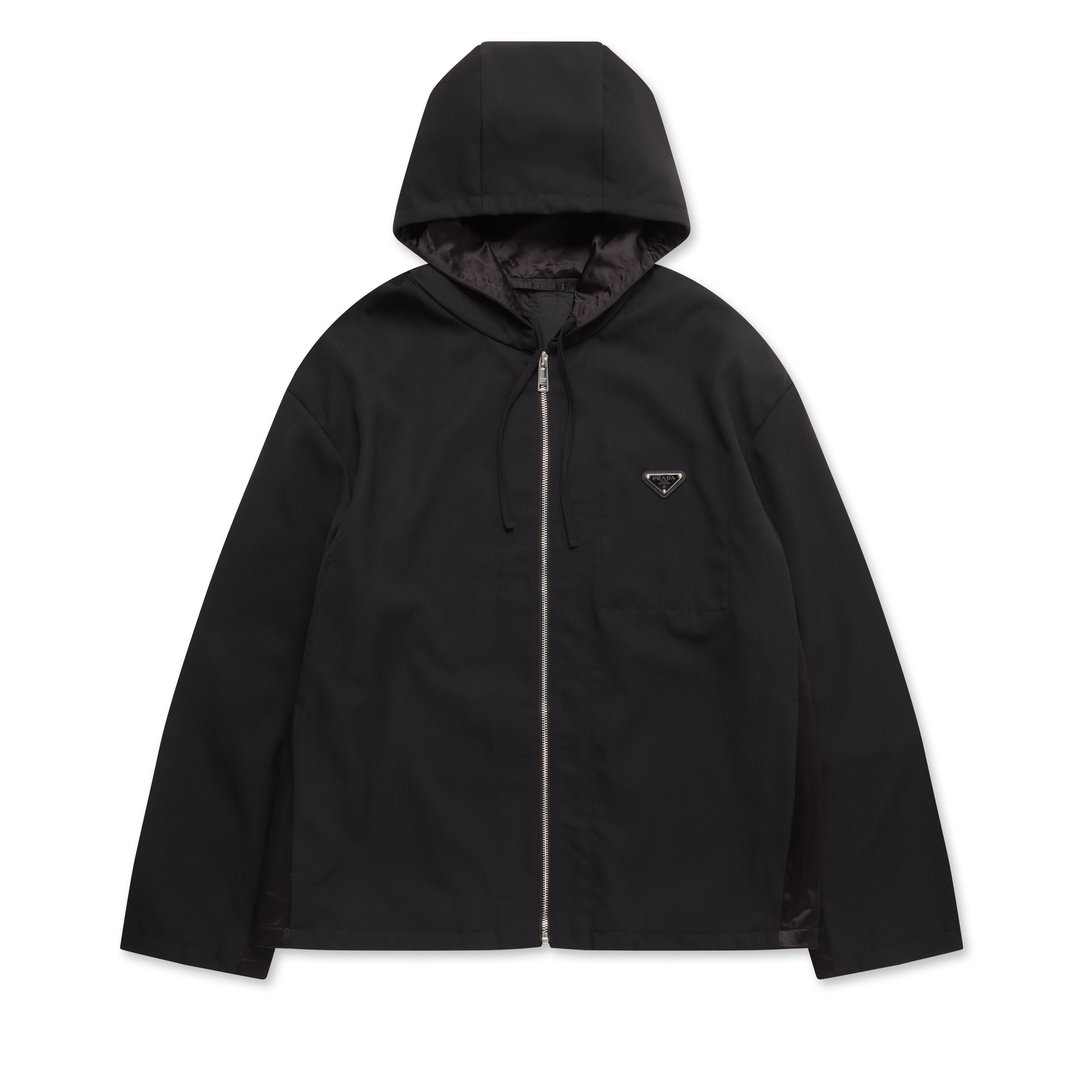 Prada Men's Hooded Wool Jacket (Black) | Dover Street Market E-Shop – DSML  E-SHOP