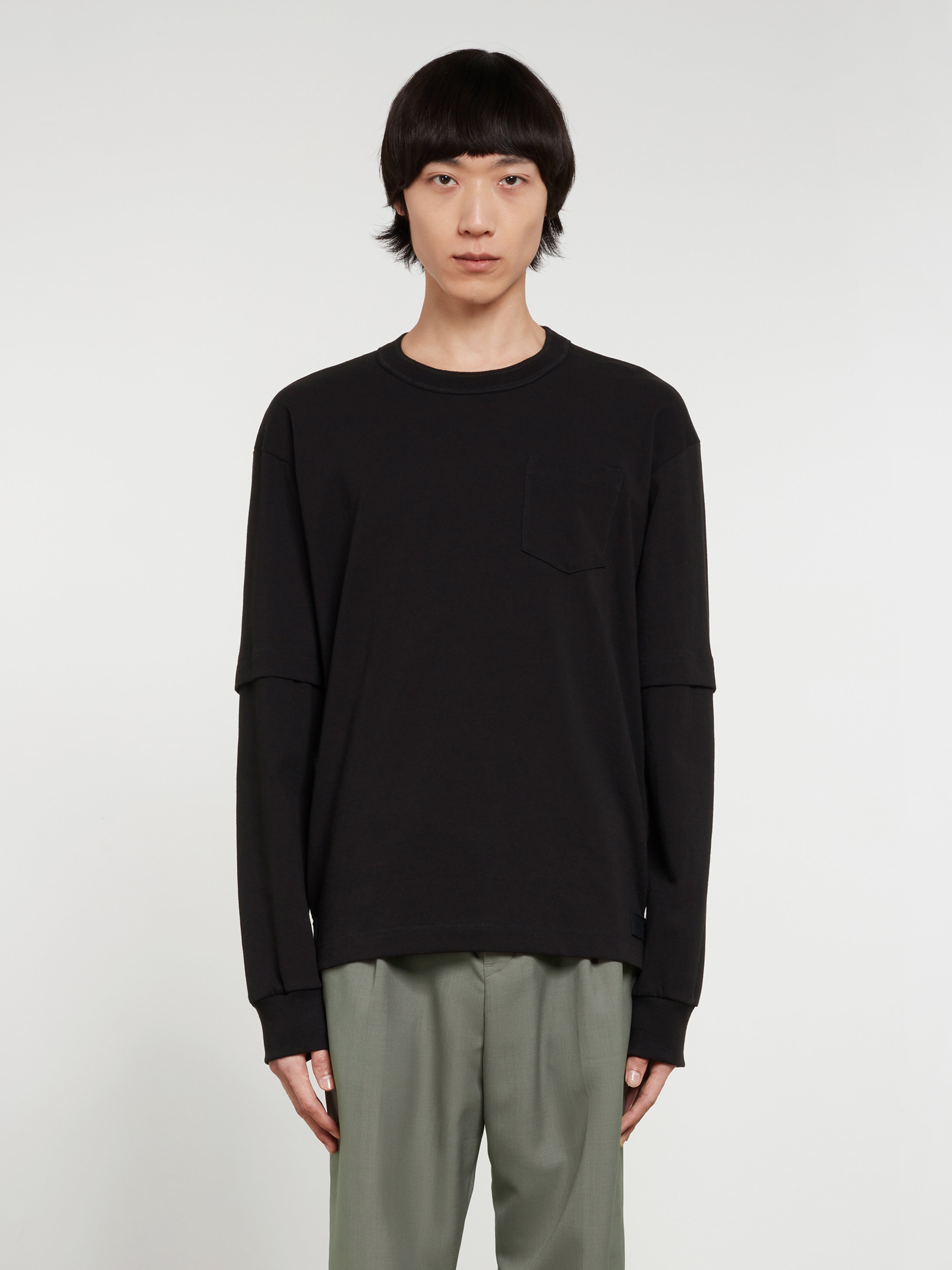 サイズ1 Sacai Nylon Twill Mix T-Shirt Tシャツ | filmekimi.iksv.org