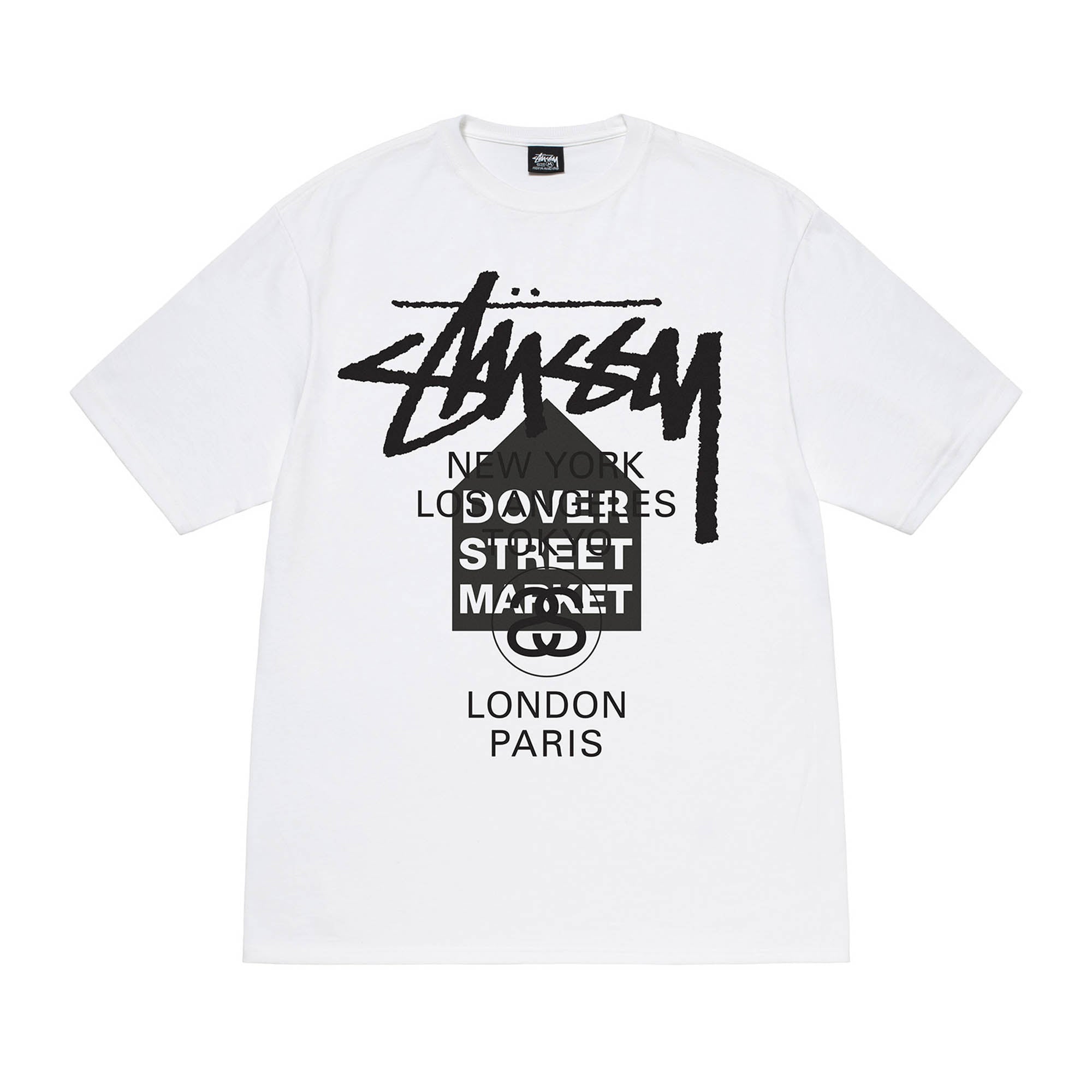 STUSSY × GHOST WORLD TOUR Tee ワールドツアーT 白 noonaesthetics.com