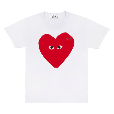 play t shirt with red heart