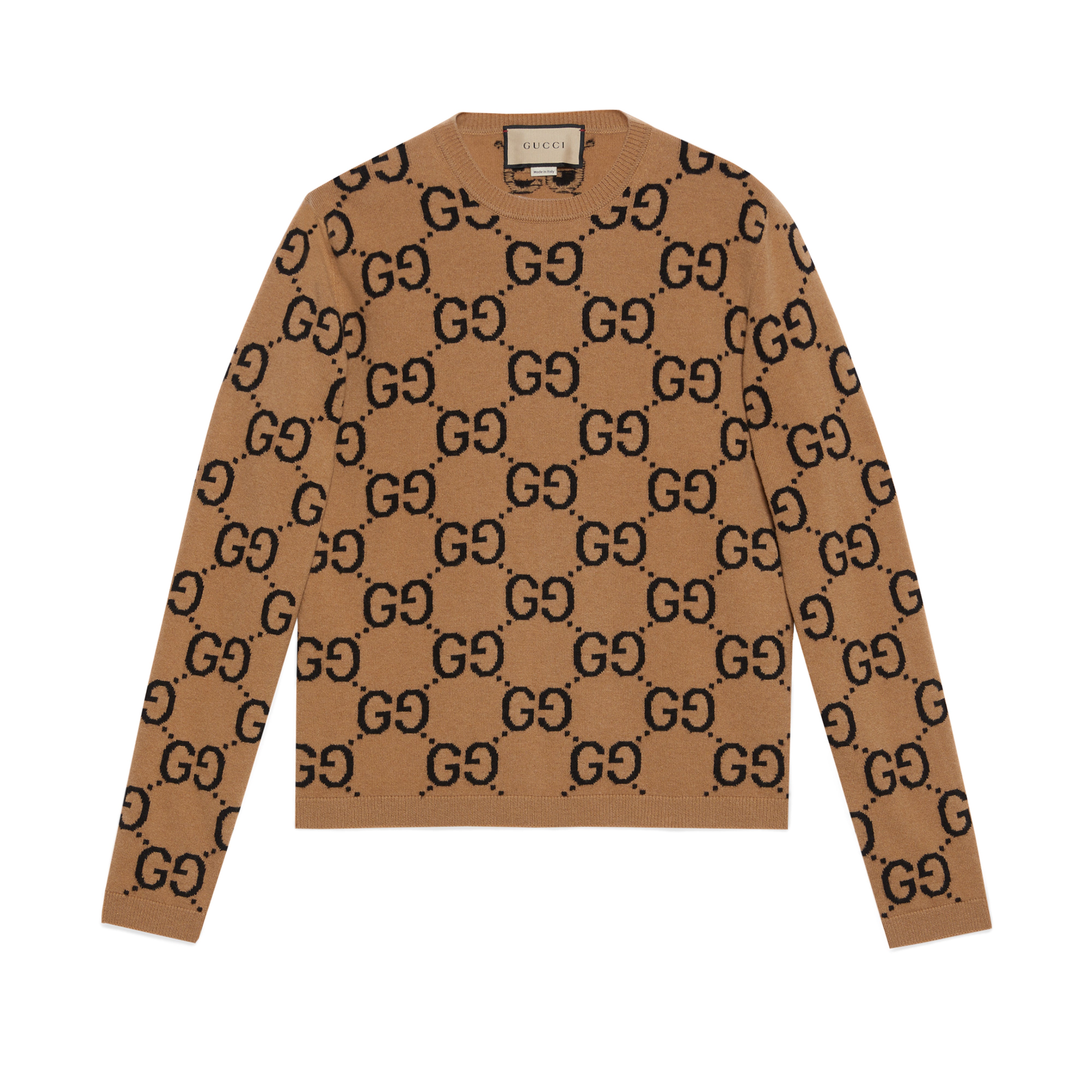 Gucci Men's GG Wool Jacquard Jumper (Brown) | Dover Street Market E-Shop –  DSML E-SHOP