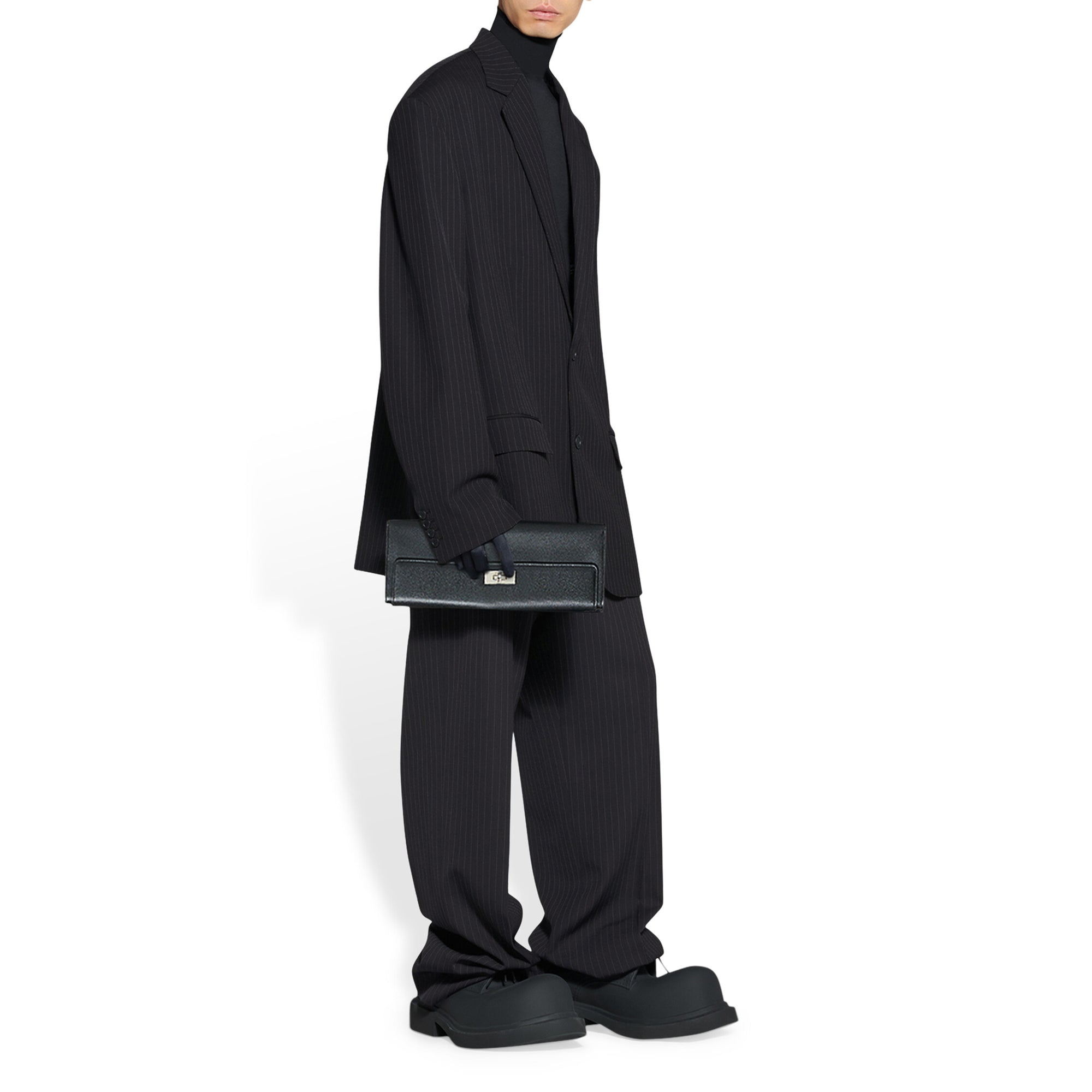 Balenciaga - Men’s Oversized Jacket - (Black/White)
