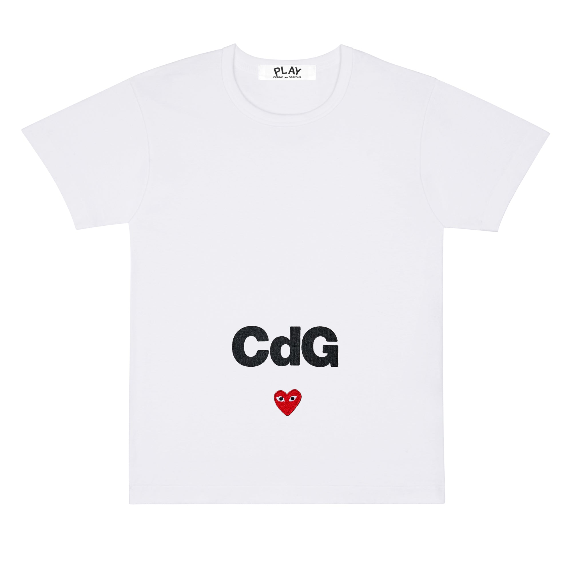 CdG x PLAY T-Shirt (White) – DSML E-SHOP