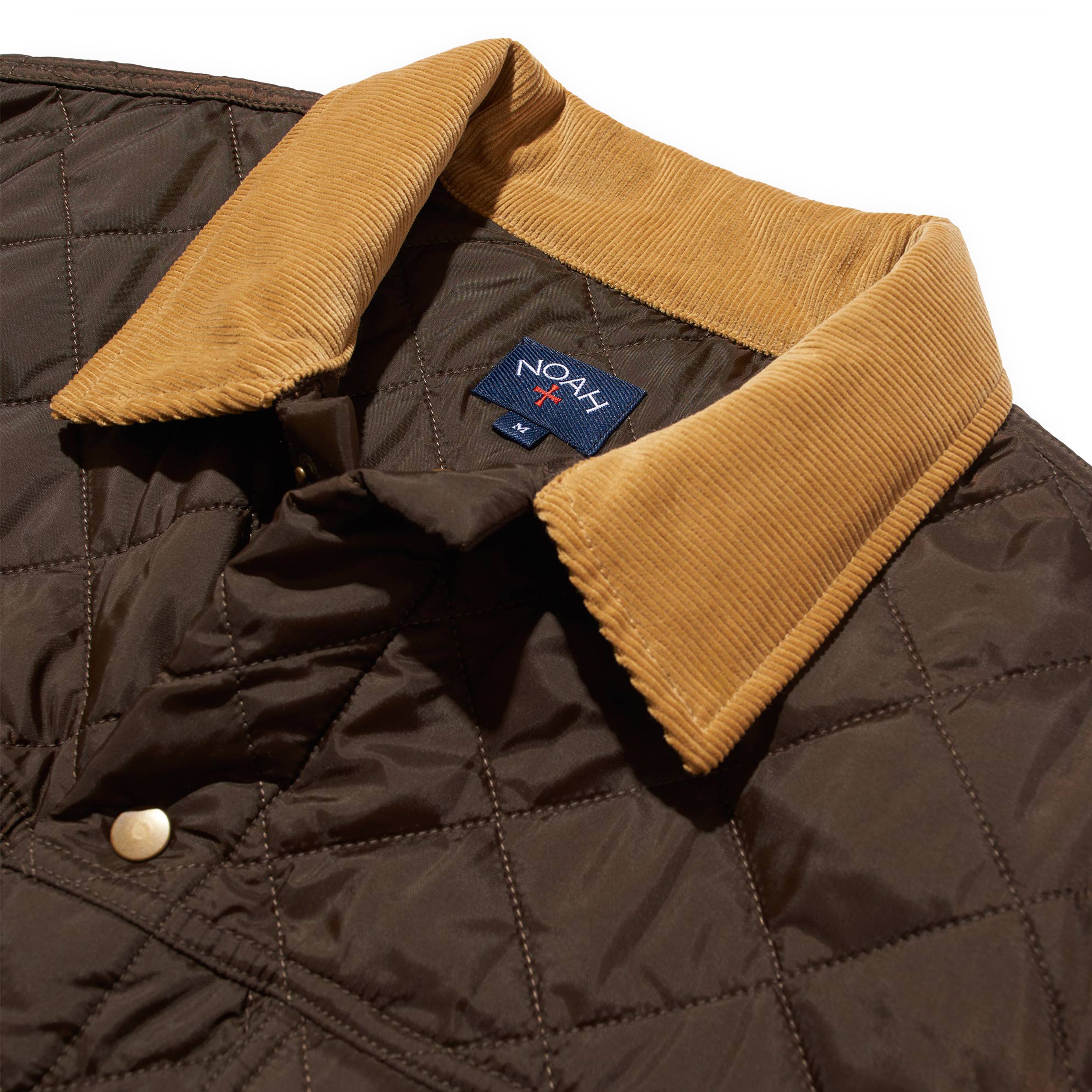 Noah - Quilted Trucker Jacket - (Brown)