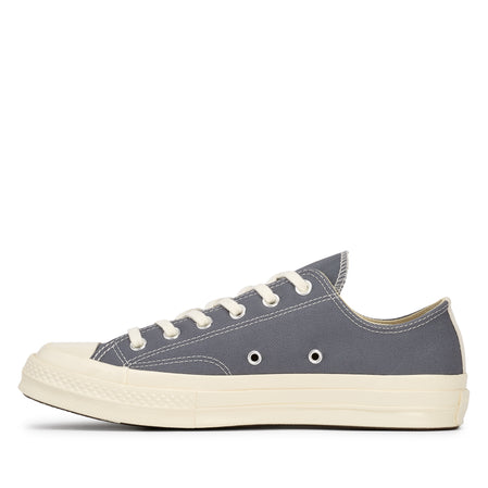 Play Converse - Play des Garçons x Converse Black Heart Chuck Taylor All Star '70 Low (Grey) | Dover Street Market E-Shop – DSML E-SHOP