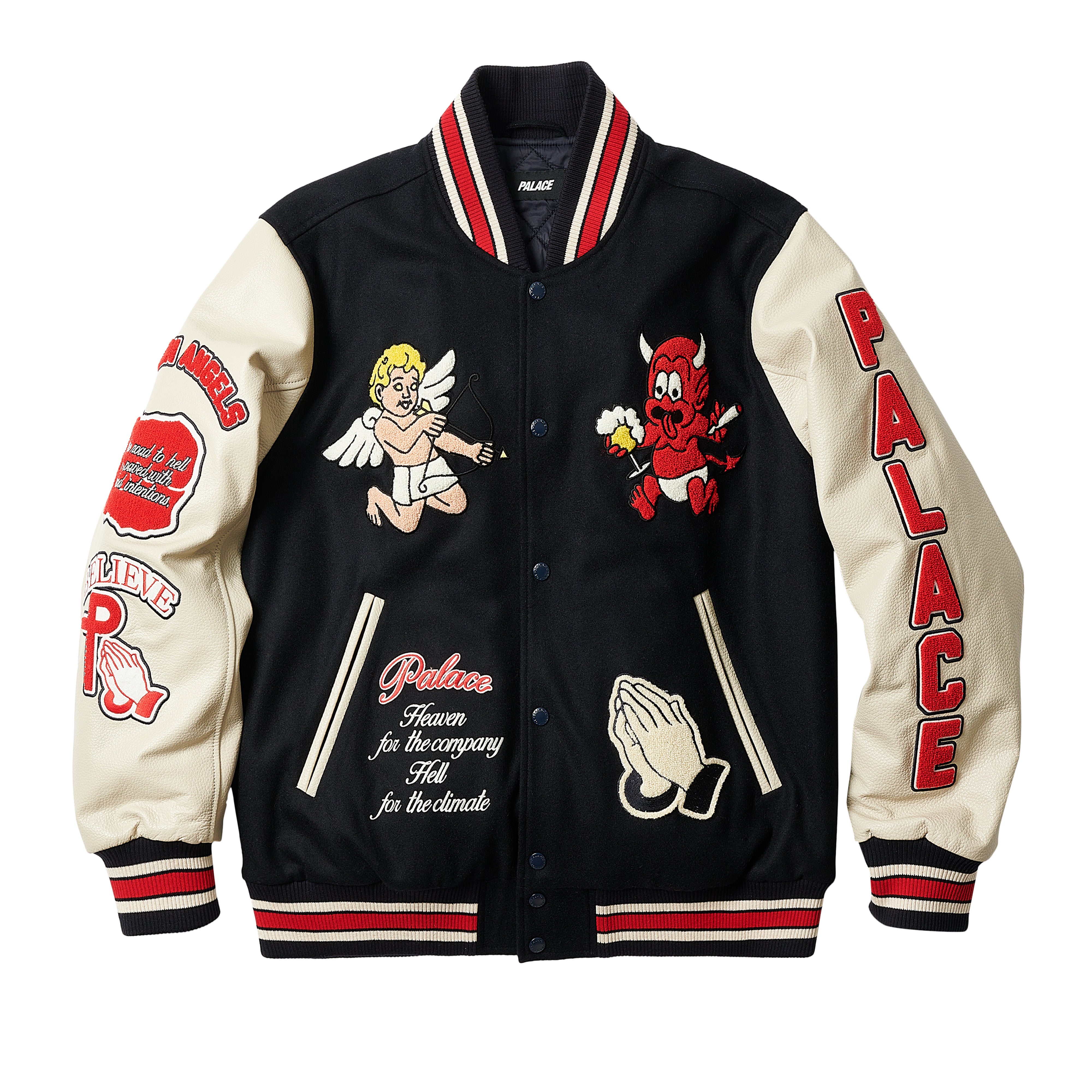 美品] palace varsity jacket スタジャン M smcint.com