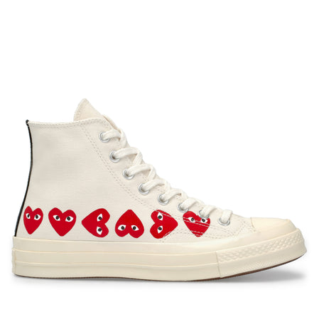 Play Converse - Play Comme des Garçons x Converse Multi Red Heart Chuck ...