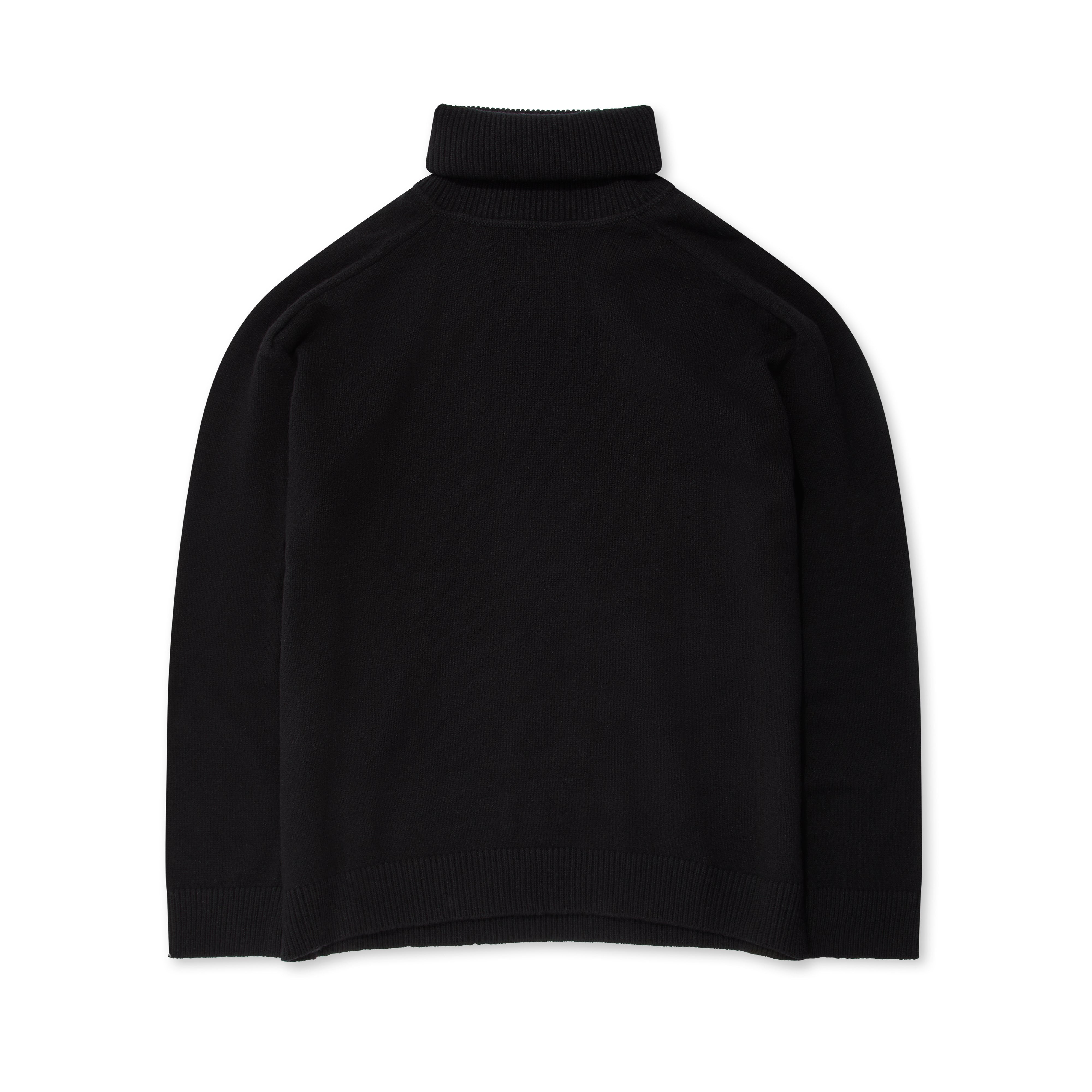 Raf Simons - Men's Oversized Turtle Neck Sweater - (Black)