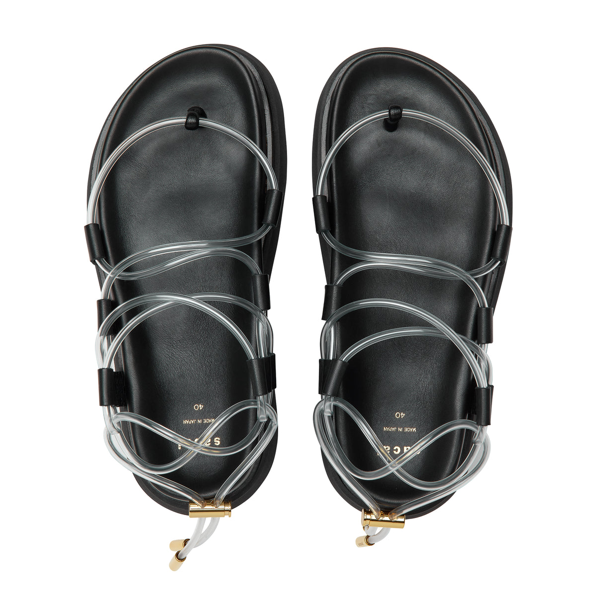 sacai 22ss tube strap sandals - 通販 - hydro-mineral.net