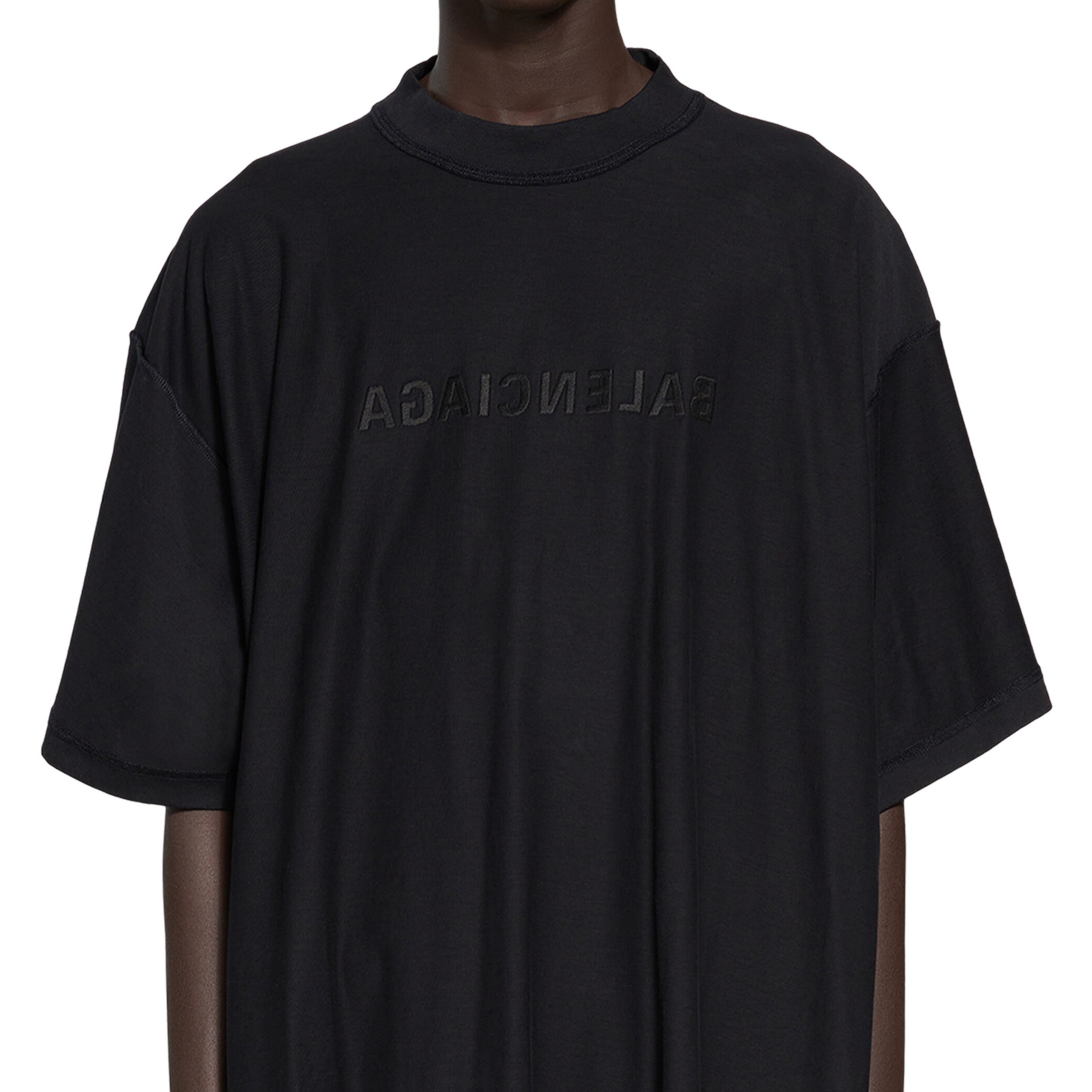 Balenciaga - Men’s Mirror Inside Out T-Shirt - (Black)